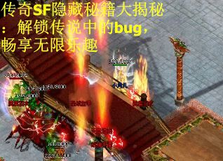 传奇SF隐藏秘籍大揭秘：解锁传说中的bug，畅享无限乐趣